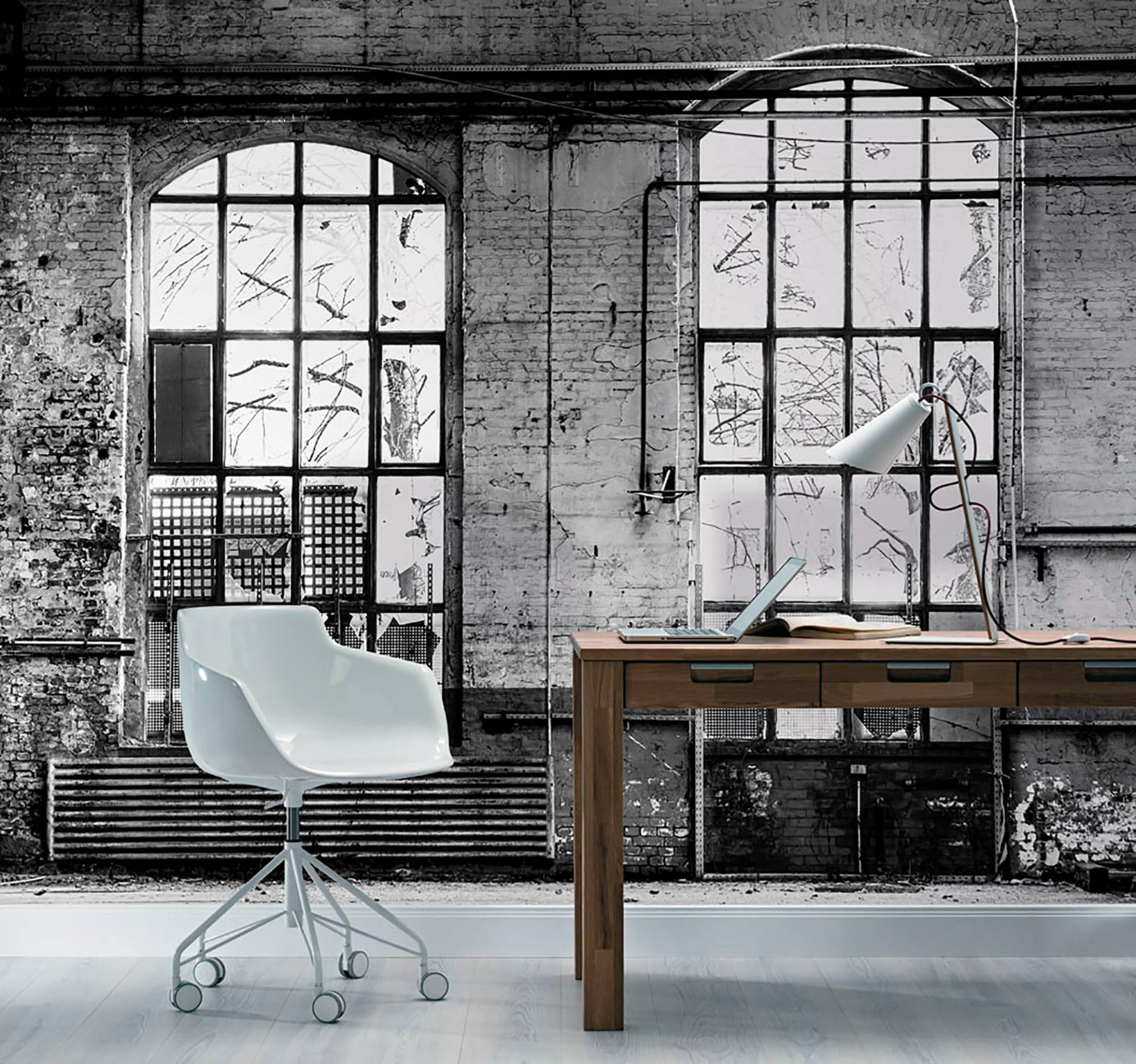 Rasch Fototapete "Factory III" gemustert glatt von Rasch