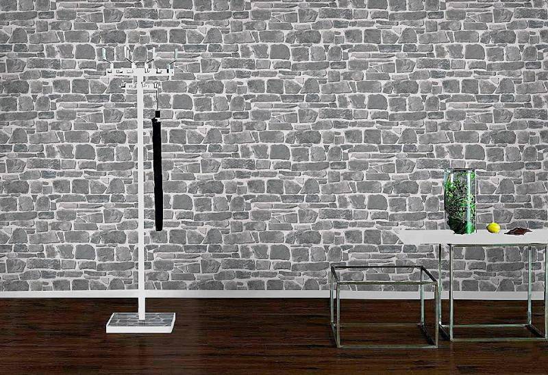 Rasch Papiertapete "Das Beste (2021)" Steinoptik  gemustert glatt von Rasch