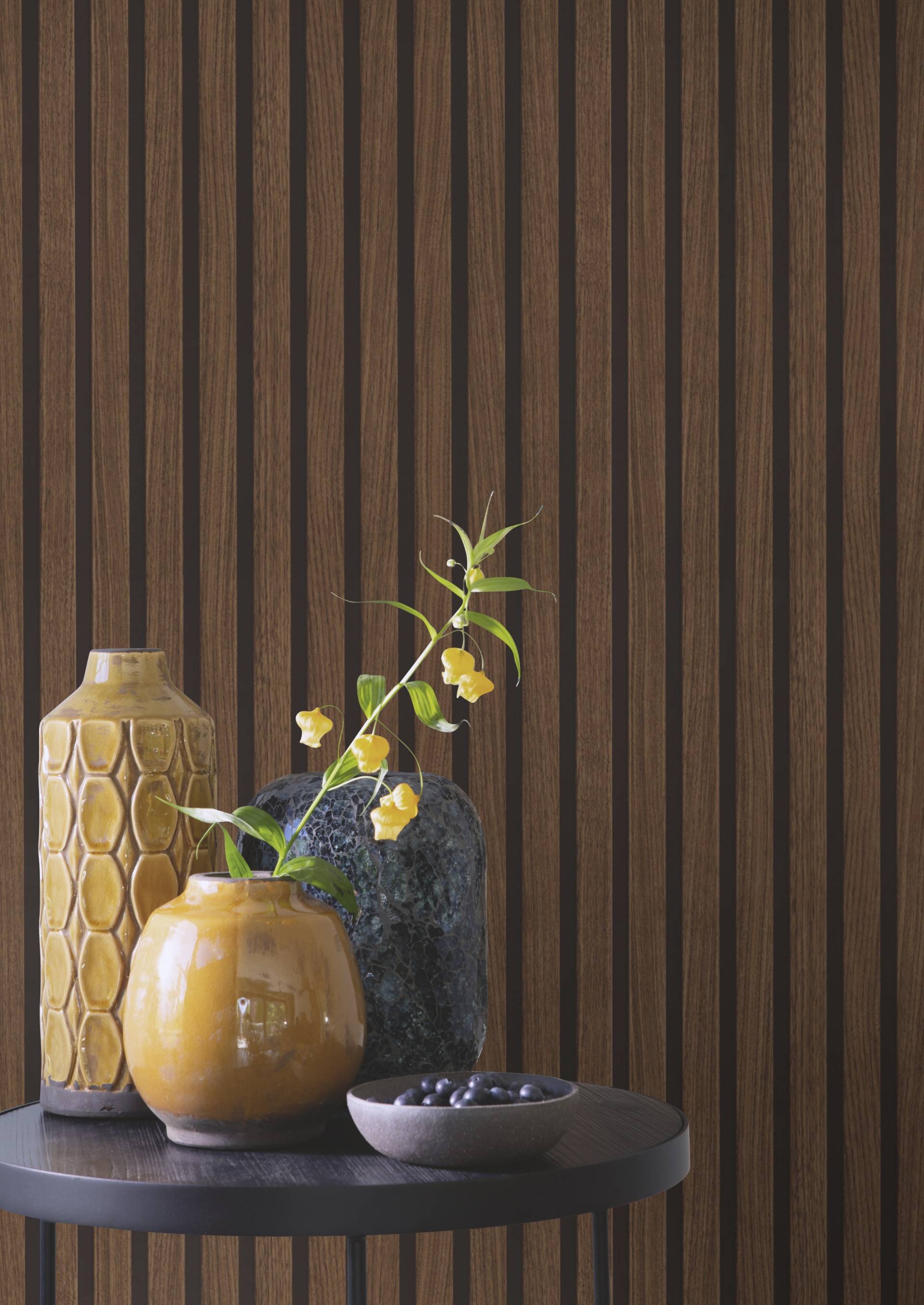 Rasch Papiertapete "Papiertapete mit Holzpaneelen in Dunkelbraun" Holz glatt Akustikpaneel-Optik Rasch Papiertapete "Papiertapete mit Holzpaneelen in Dunkelbraun" Holz glatt Akustikpaneel-Optik von Rasch