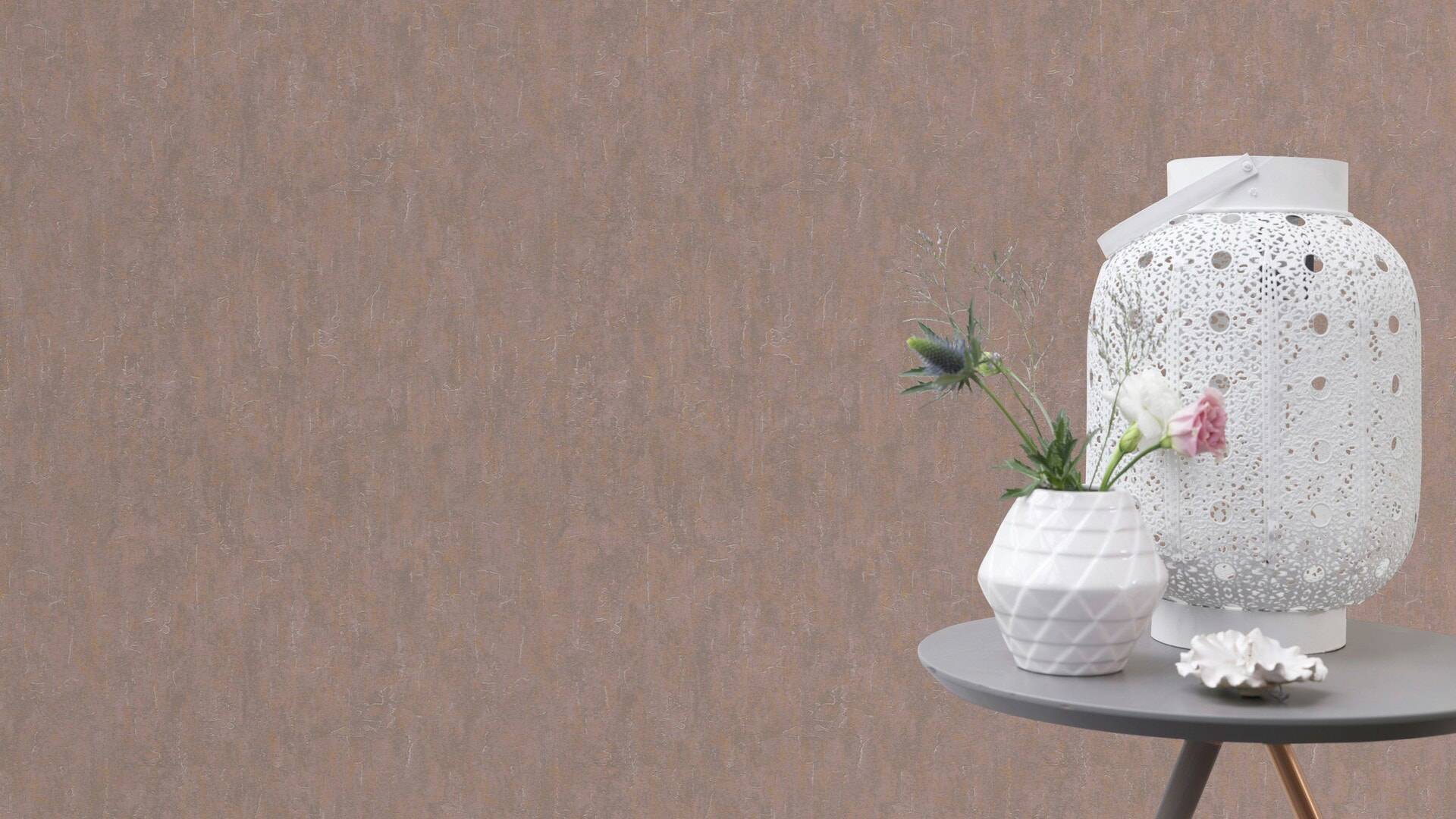 Rasch Vliestapete "Andy Wand" Metall-Effekte  metallic  unifarben mit Farbeinsatz strukturiert gut lichtbeständig, hochwaschbeständig von Rasch