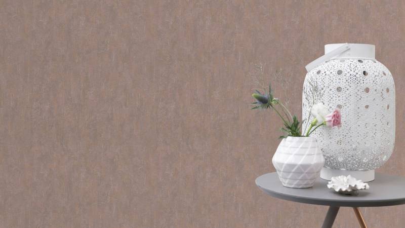 Rasch Vliestapete "Andy Wand" Metall-Effekte  metallic  unifarben mit Farbeinsatz strukturiert gut lichtbeständig, hochwaschbeständig von Rasch