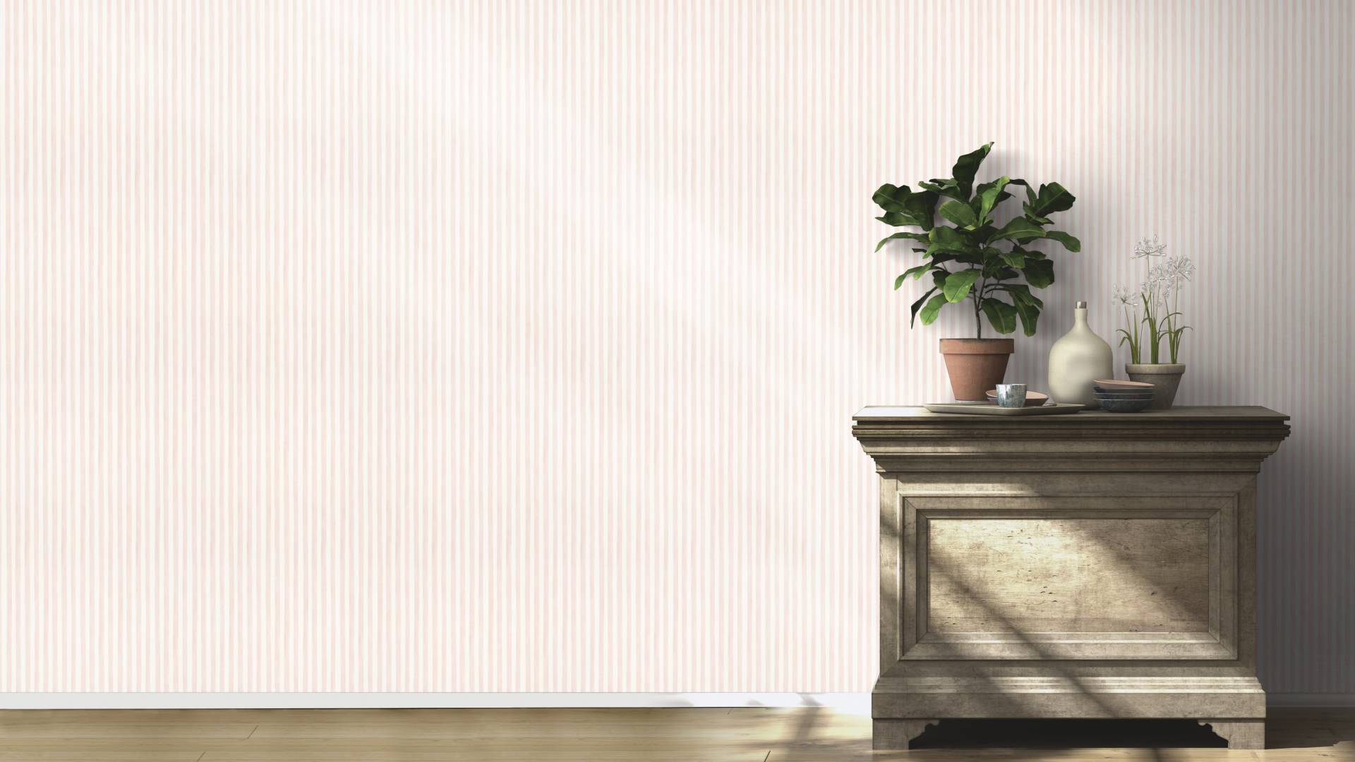 Rasch Vliestapete "Bambino XIX" Streifen leicht gekörnt von Rasch