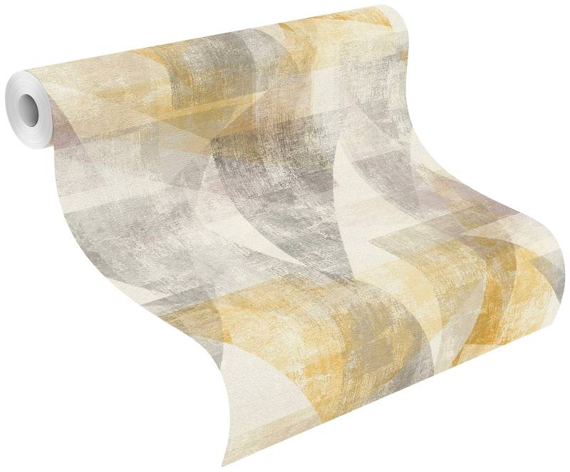 Rasch Vliestapete "Linares" gemustert  geometrisch gut lichtbeständig, hochwaschbeständig von Rasch