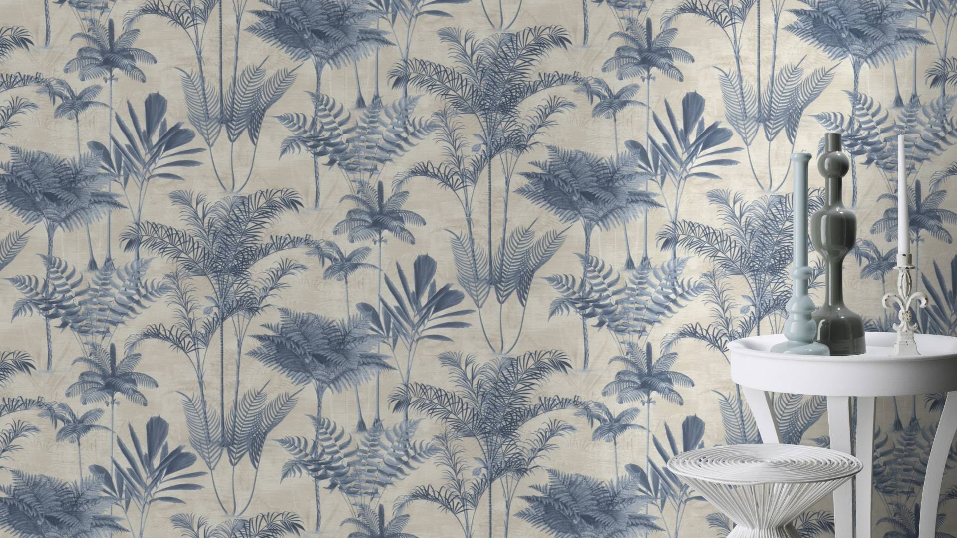 Rasch Vliestapete "Vliestapete Lirirco 555127" botanisch strukturiert von Rasch