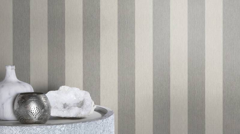 Rasch Vliestapete "Vliestapete Perfecto VI 844009" Streifen strukturiert Blockstreifen von Rasch