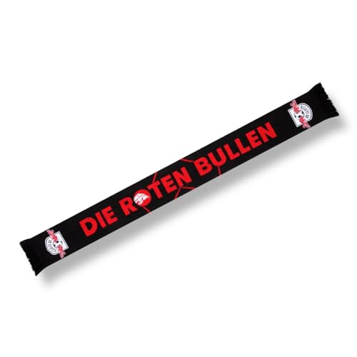 RB Leipzig Auswärts Strickschal 2021/22 schwarz-rot Fanschal, Schal, Away Scarf RBL - Plus Lesezeichen Wir lieben Fußball von Rasenballsport Leipzig