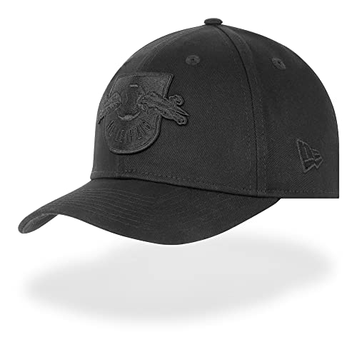 RB Leipzig Cap - All Black - Kappe Basecap New Era Shadow RBL - Plus Lesezeichen Wir lieben Fußball von Rasenballsport Leipzig