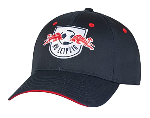 RB Leipzig Kinder Club Cap Navyblau mit rotem Frontpanel Basecap Kids Schildmütze Kappe RBL - Plus Lesezeichen Wir lieben Fußball von Rasenballsport Leipzig