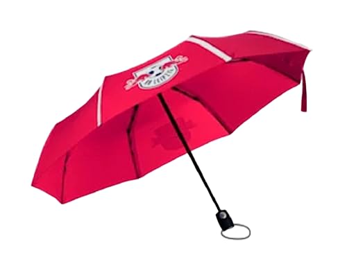 RB Leipzig Taschenschirm rot Schirm RBL Regenschirm umbrella - Plus Lesezeichen Wir lieben Fußball von Rasenballsport Leipzig