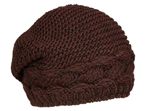 Rassow Damen Strickmütze mit Alpakawolle - Bordeaux (20) - One Size von Rassow