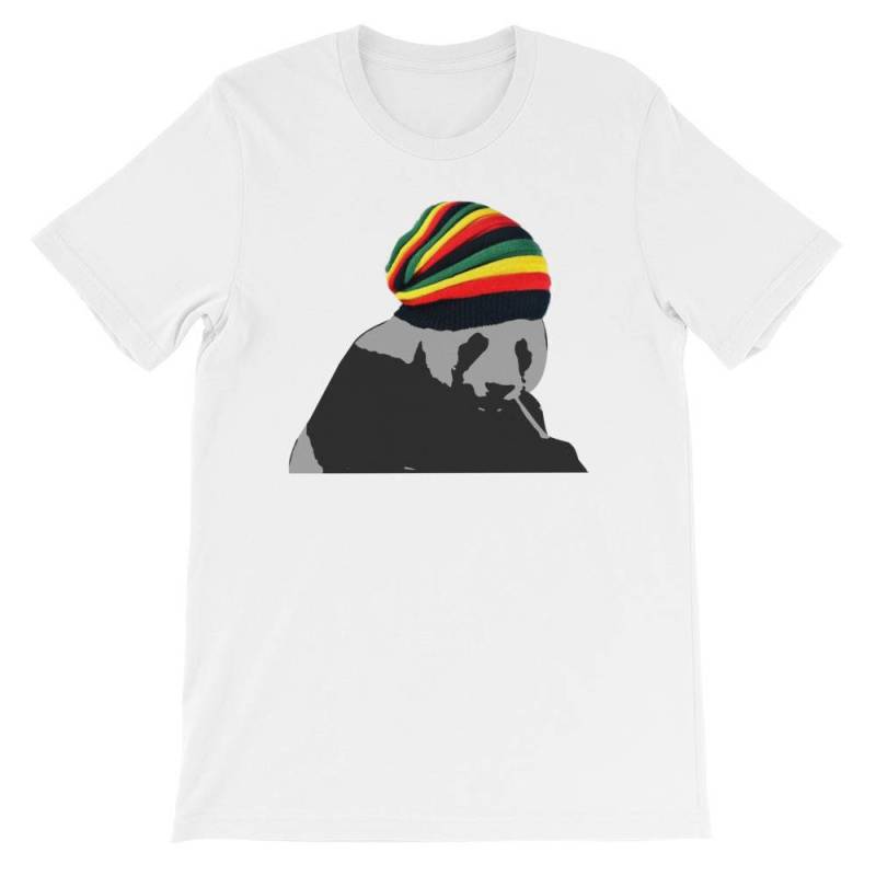 Bambus Rasta Bär, Kurzarm Unisex T-Shirt Bambus Rasta Bär, Kurzarm Unisex T-Shirt von RastaBearStudio