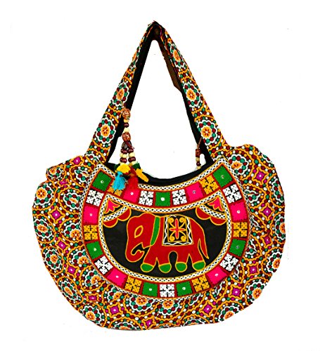 Rastogi Handicrafts , Damen Henkeltasche mehrfarbig Large Rastogi Handicrafts , Damen Henkeltasche mehrfarbig Large von Rastogi handicrafts