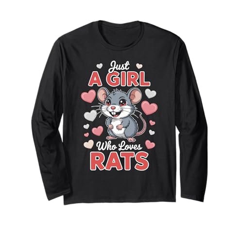 Ratte Nur EIN Mädchen, das Ratten liebt Langarmshirt Ratte Nur EIN Mädchen, das Ratten liebt Langarmshirt von Rat Animal Rats Rodent
