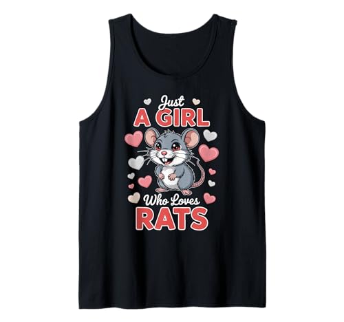 Ratte Nur EIN Mädchen, das Ratten liebt Tank Top Ratte Nur EIN Mädchen, das Ratten liebt Tank Top von Rat Animal Rats Rodent