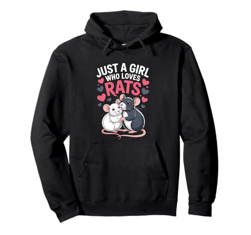 Nur EIN Mädchen, das Ratten und Haustiere liebt Pullover Hoodie Nur EIN Mädchen, das Ratten und Haustiere liebt Pullover Hoodie von Rat Lover Animal