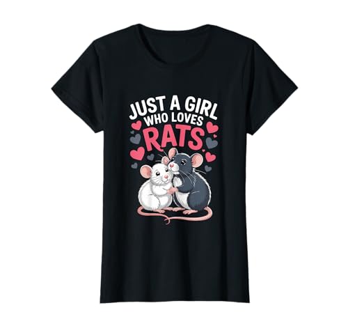 Nur EIN Mädchen, das Ratten und Haustiere liebt T-Shirt Nur EIN Mädchen, das Ratten und Haustiere liebt T-Shirt von Rat Lover Animal