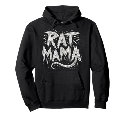 Rat Mama - Coole Rattenmutter, Rattenschwanz, künstlerisch Pullover Hoodie von Rat Lover Funny Rat Retro Gift Design