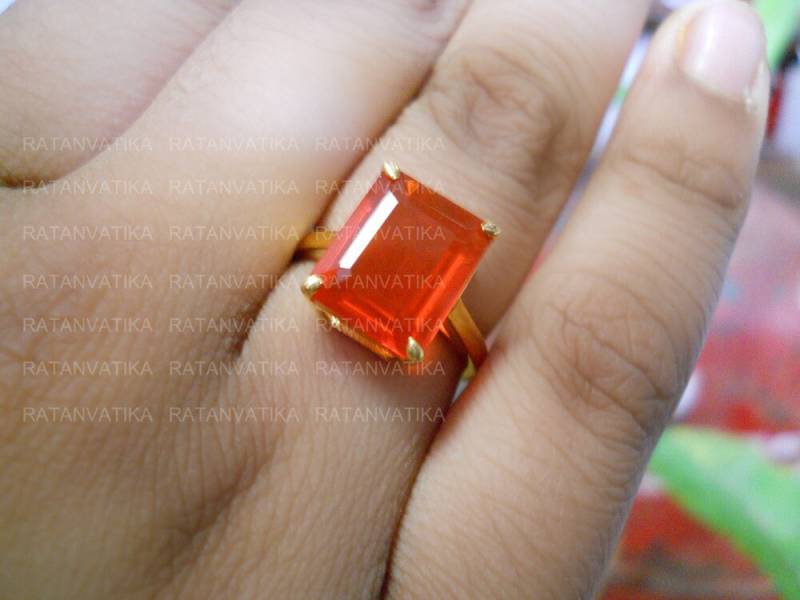 Padparadscha Saphir, Muttertagsgeschenk, 925 Sterling Silber Ring, Handgefertigter Solitär Edelstein Ehering, Geschenk Für Sie von RatanVatikaJewellery