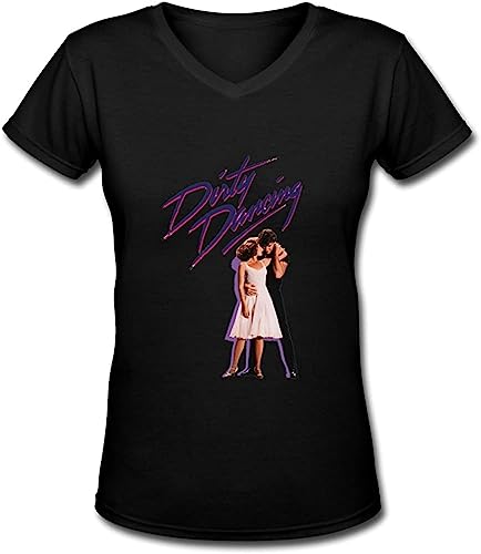 Sl Musical Dirty Dancing V Neck T Shirt for Women BlackXL von Rather