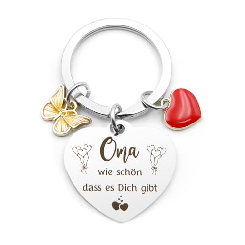 Muttertagsgeschenk für Oma Geburtstagsgeschenk für Oma Geschenk Geburtstag Schlüsselanhänger Damen Enkelkinder Geschenk für Oma Schlüsselanhänger Familie Auto Männer Weihnachtsgeschenke Ostergeschenk von Ratifyale