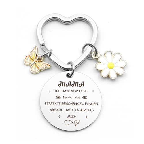 Muttertagsgeschenke für Mama Geburtstagsgeschenk für Mama Geschenke Mutter Geschenk Schlüsselanhänger Familie Damen Mutter Tochter Geschenk Geschenke zum Muttertag Ostergeschenk Weihnachtsgeschenke von Ratifyale