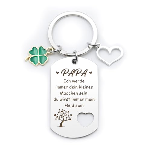 Vatertagsgeschenk für Papa Geschenk Geburtstag SchlüSselanhäNger Papa Vater Tochter Geschenk Vater Geschenke für Väter Schlüsselanhänger Auto Männer Ostergeschenke Vatertagsgeschenk Stiefvater von Ratifyale