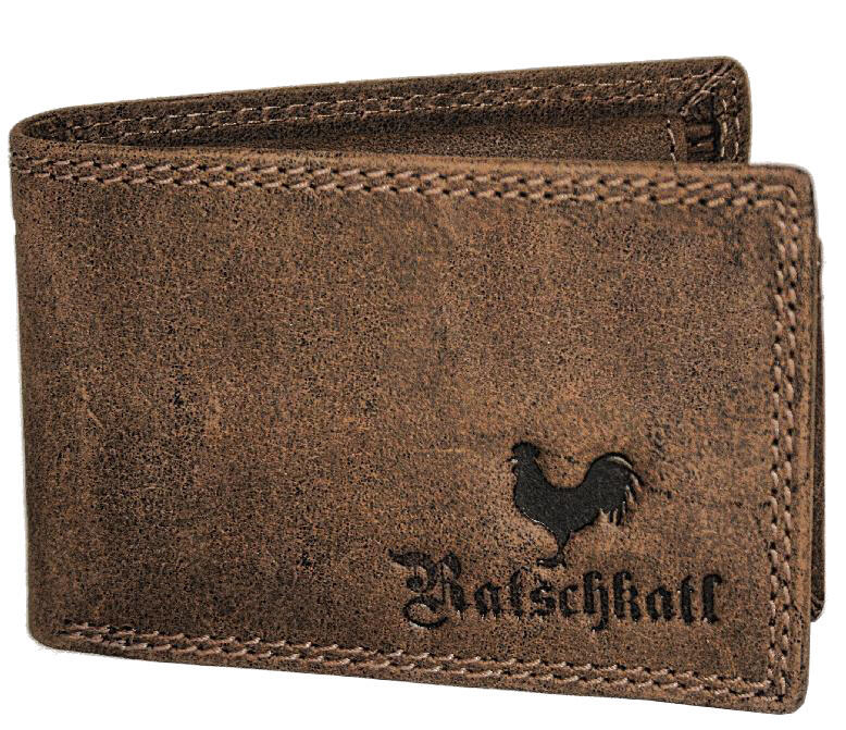 Ratschkatl - Ratschkatl Scheintasche mini echt Rindleder braun Braun von Ratschkatl