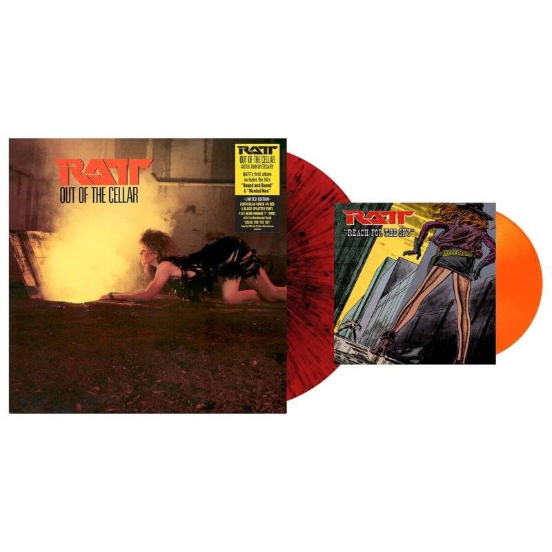 Ratt Out of the Cellar LP multicolor von Ratt