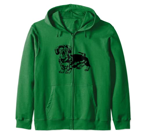 Rauhaardackel Dackel Teckel Hund Hundebesitzer Herren Damen Kapuzenjacke Rauhaardackel Dackel Teckel Hund Hundebesitzer Herren Damen Kapuzenjacke von Rauhaardackel Geschenke Geschenk Jäger Hundehalter