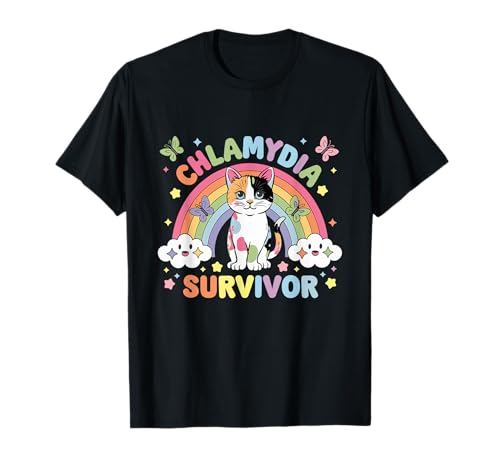 Vulgar for Men Inappropriate Herren Chlamydia Survivor T-Shirt von Raunchy Hilarious Inappropriate Mens