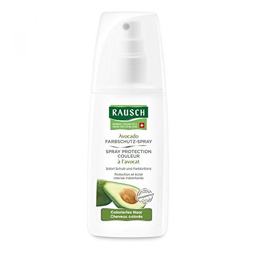 Rausch Avocado Farbschutz-Spray (schützt das Haar vor dem Ausbleichen und schenkt seidigen Glanz, ohne Silikone und Parabene - Vegan), 1er Pack (1 x 100 ml) von Rausch