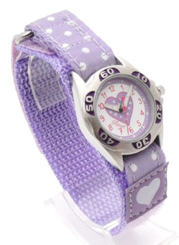 Ravel R1507.23 Mädchen Armbanduhr Textilband violett von Ravel