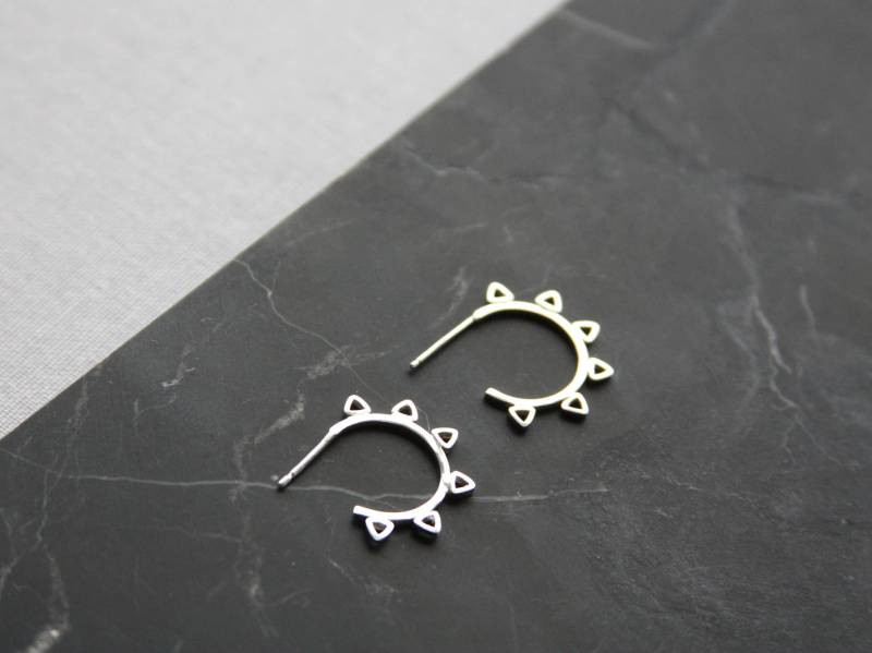 Neu Silber Dreieck Reifen Neu Silber Dreieck Reifen von RavenTusonJewellery