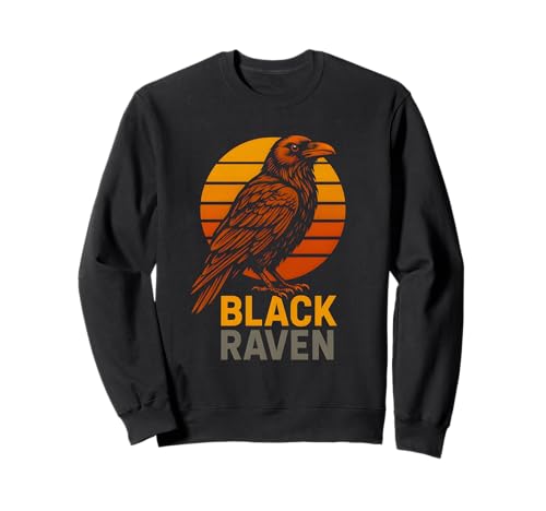 Black Raven Night Raven Damen Dark Academia Sweatshirt Black Raven Night Raven Damen Dark Academia Sweatshirt von Ravenclad: Dark Academia & Raven Clothing