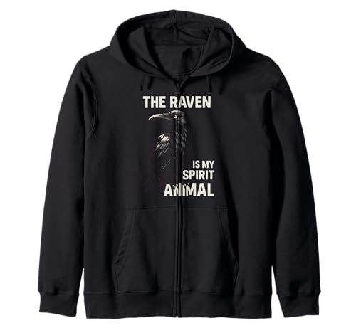 Raven Spirit Dark Academia Damen Kapuzenjacke Raven Spirit Dark Academia Damen Kapuzenjacke von Ravenclad: Dark Academia & Raven Clothing