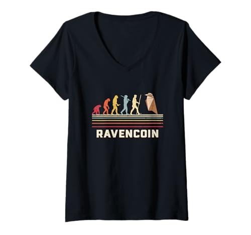 Damen Entwicklung von Ravencoin T-Shirt mit V-Ausschnitt Damen Entwicklung von Ravencoin T-Shirt mit V-Ausschnitt von Ravencoin Assets