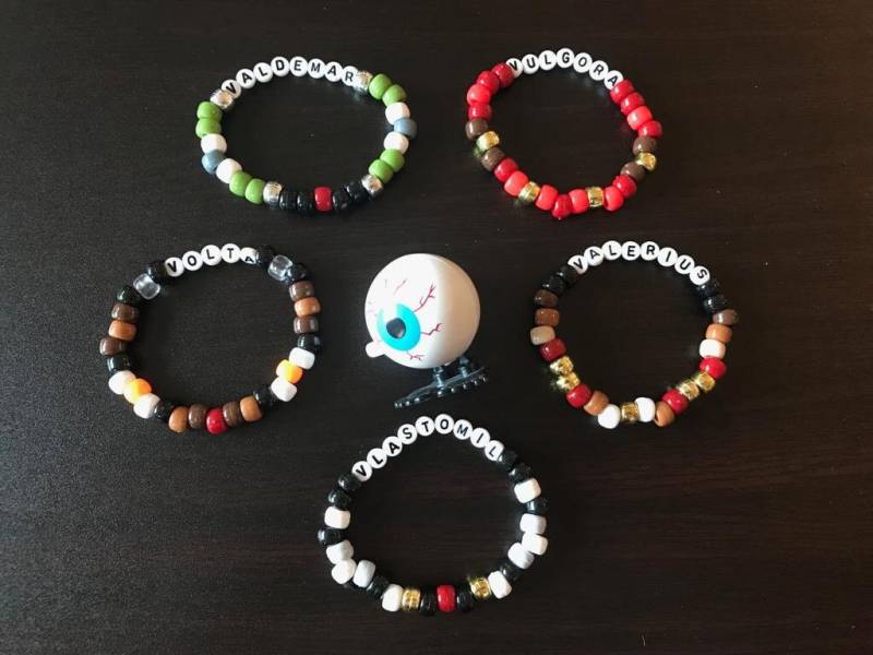 Die Arcana Inspirierte Höflinge Kandi Armbänder | Waldemar Valerius Vulgora Vlastomil Volta von RavensRoseArt