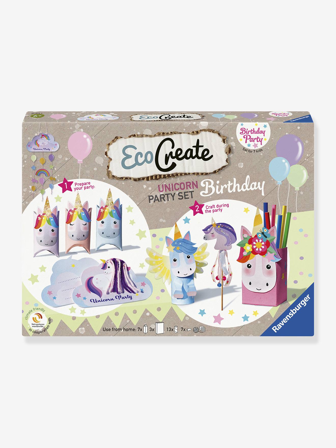 Kinder Kreativ-Set Feiere deinen Einhorn-Geburtstag Ravensburger von Ravensburger