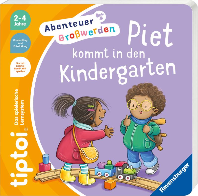 Ravensburger "tiptoi Abenteuer Großwerden - Piet kommt in den Kindergarten" Made in Europe von Ravensburger
