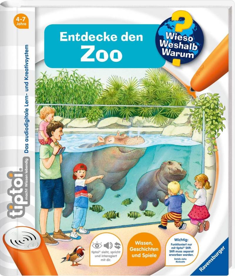 Ravensburger Buch "tiptoi WWW Entdecke den Zoo", Made in Europe von Ravensburger