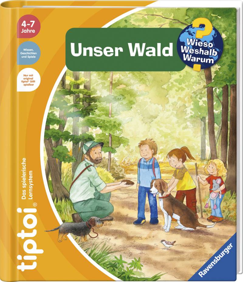 Ravensburger Buch "tiptoi WWW Unser Wald", Made in Europe von Ravensburger
