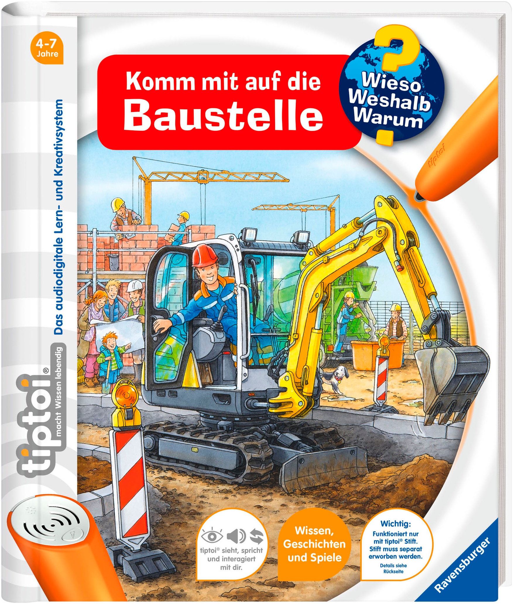 Ravensburger Buch "tiptoi Wieso? Weshalb? Warum? Komm mit auf die Baustelle" Ravensburger Buch "tiptoi Wieso? Weshalb? Warum? Komm mit auf die Baustelle" von Ravensburger