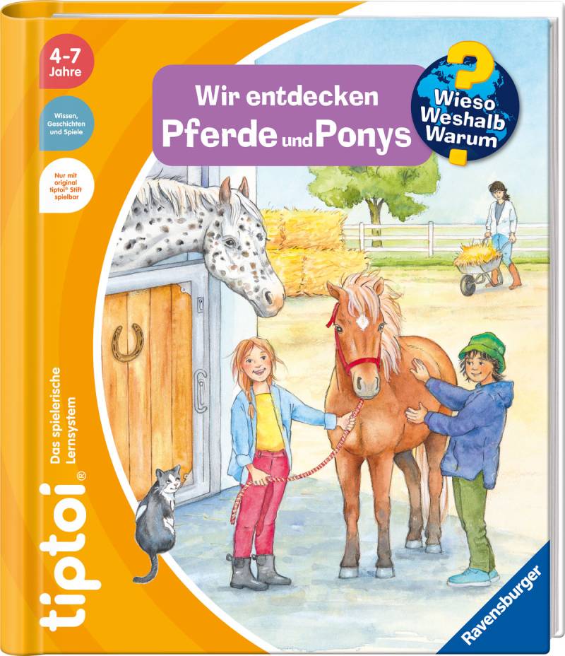 Ravensburger "tiptoi Wieso? Weshalb? Warum? Wir entdecken Pferde und Ponys" Made in Europe von Ravensburger
