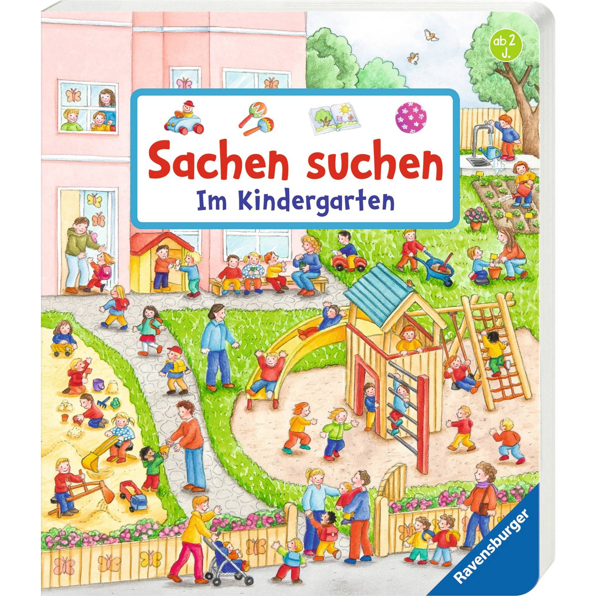 Ravensburger Pappbilderbücher Pappbilderbuch Sachen suchen - Im Kindergarten von Ravensburger