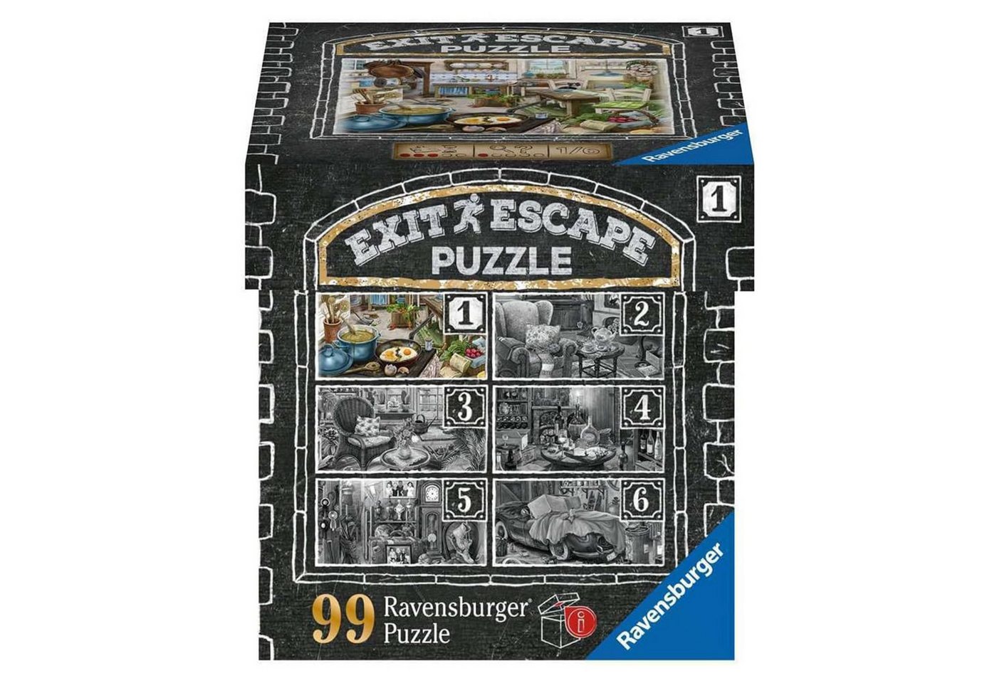 Ravensburger Quarzuhr Ravensburger EXIT Puzzle - Im Gutshaus Küche 99 Teile Puzzle Ravensburger Quarzuhr Ravensburger EXIT Puzzle - Im Gutshaus Küche 99 Teile Puzzle von Ravensburger