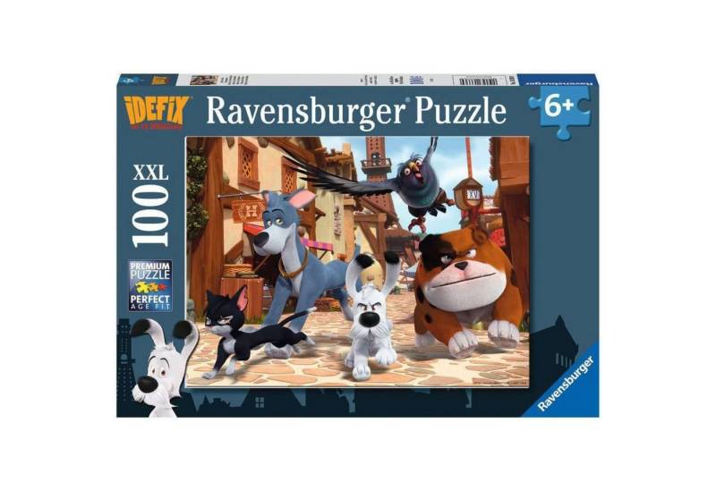 Ravensburger Quarzuhr Ravensburger Puzzle - Idefix und die Unbeugsamen 100 Teile von Ravensburger