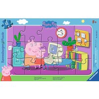 Ravensburger Rahmenpuzzle - Peppa Pig: Peppa am Computer 15 Teile von Ravensburger