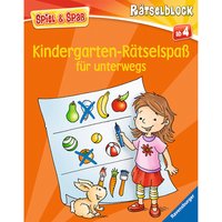 Ravensburger Spiel & Spaß - Rätselblock: Kindergarten-Rätselspaß für unterwegs von Ravensburger