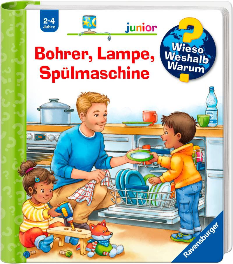 Ravensburger "Wieso? Weshalb? Warum? junior, Band 76 Bohrer, Lampe, Spülmaschine" Made in Europe von Ravensburger