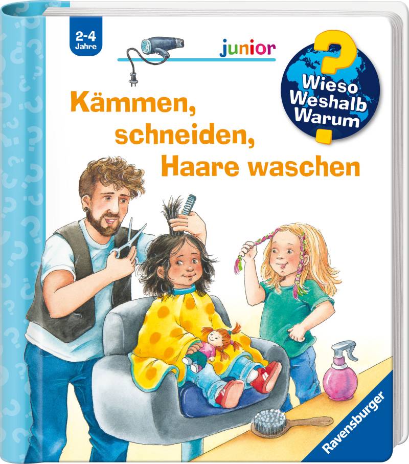 Ravensburger "Wieso?Weshalb?Warum? junior, Band 79 Kämmen, schneiden, Haare waschen" Made in Europe von Ravensburger